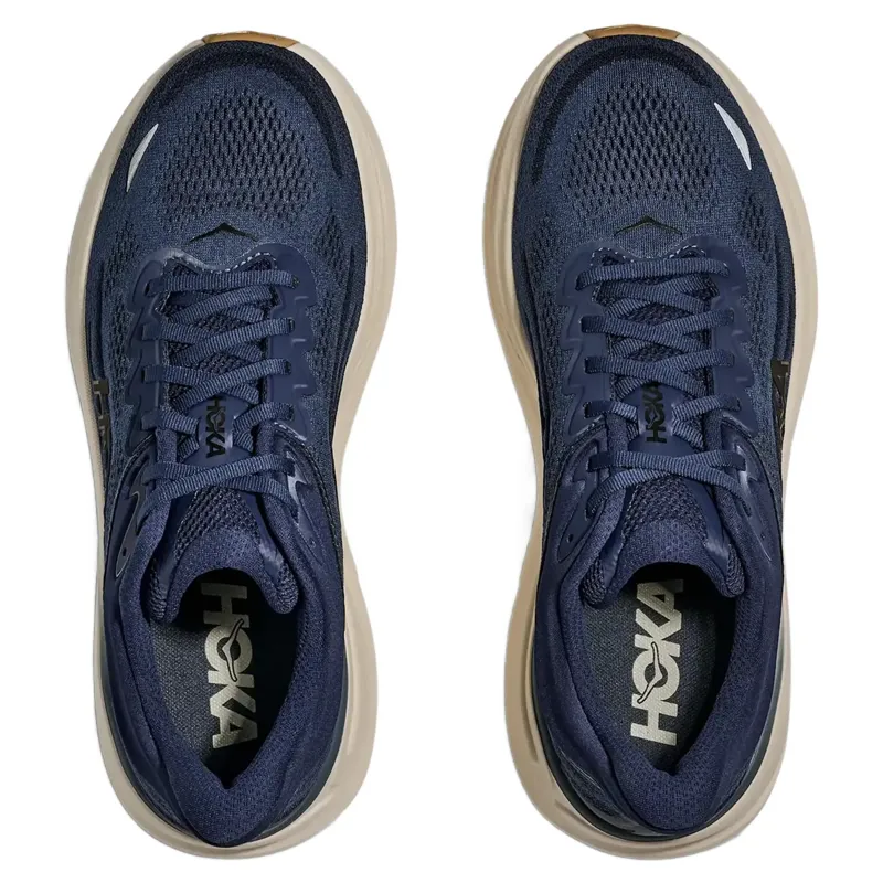 Hoka Bondi 9 Men's Running Shoes - Midnight Blue/Varsity Navy-6