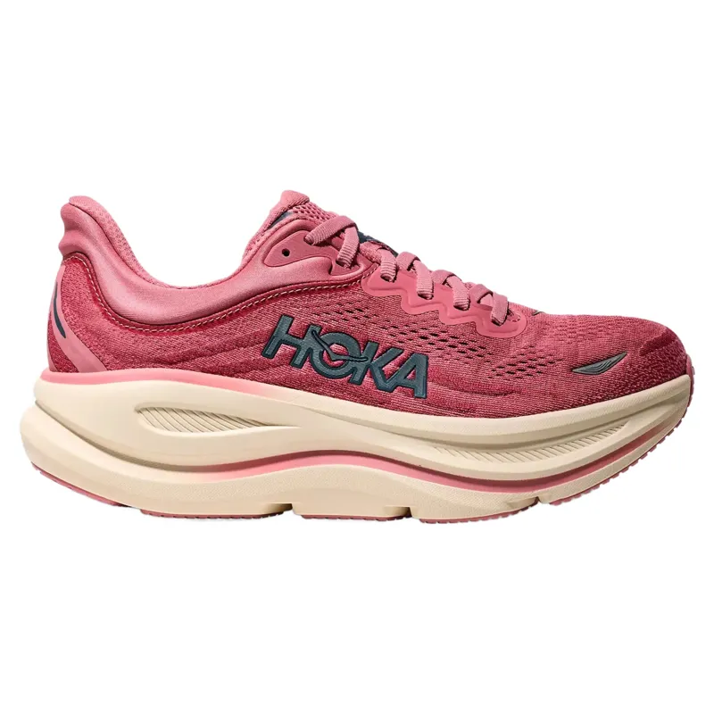 Hoka Bondi 9 Women's Running Shoes - Lingonberry/Cranberry