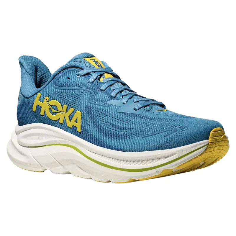Hoka Clifton 10 Men's Running Shoes - Alpine Blue/Foggy Night-2