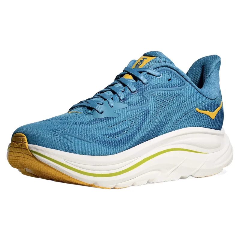 Hoka Clifton 10 Men's Running Shoes - Alpine Blue/Foggy Night-3