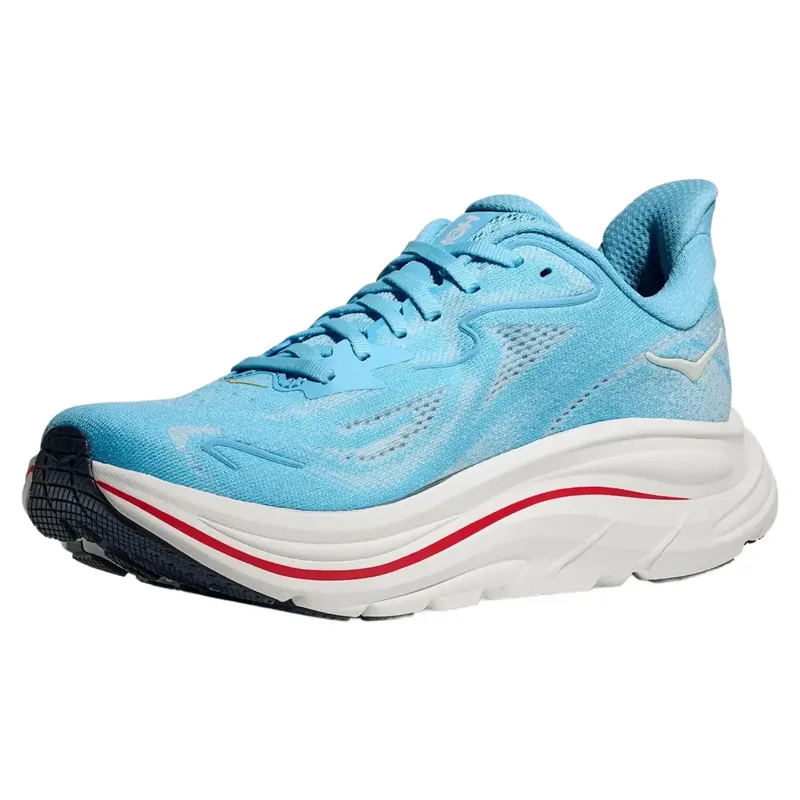 Hoka Clifton 10 Women's Running Shoes - Soaring Blue/Frost-3