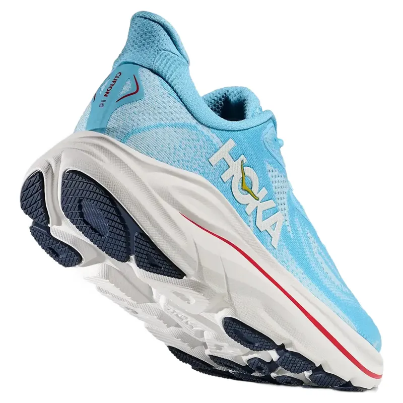 Hoka Clifton 10 Women's Running Shoes - Soaring Blue/Frost-4