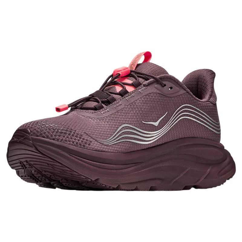 Hoka Clifton 11 GTX W Women's Running Shoes in Smoky Quartz/Deep Mauve-3