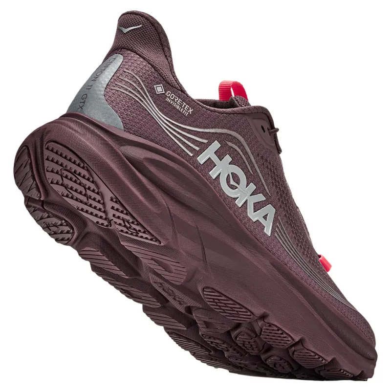 Hoka Clifton 11 GTX W Women's Running Shoes in Smoky Quartz/Deep Mauve-4
