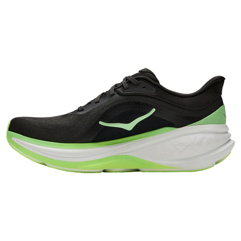 Hoka Clifton PRO Mens Running Shoes in Carbon Black/Tart Apple-6