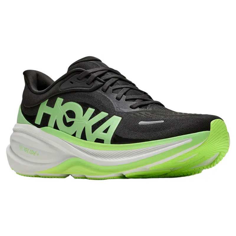 Hoka Clifton PRO Mens Running Shoes in Carbon Black/Tart Apple-1