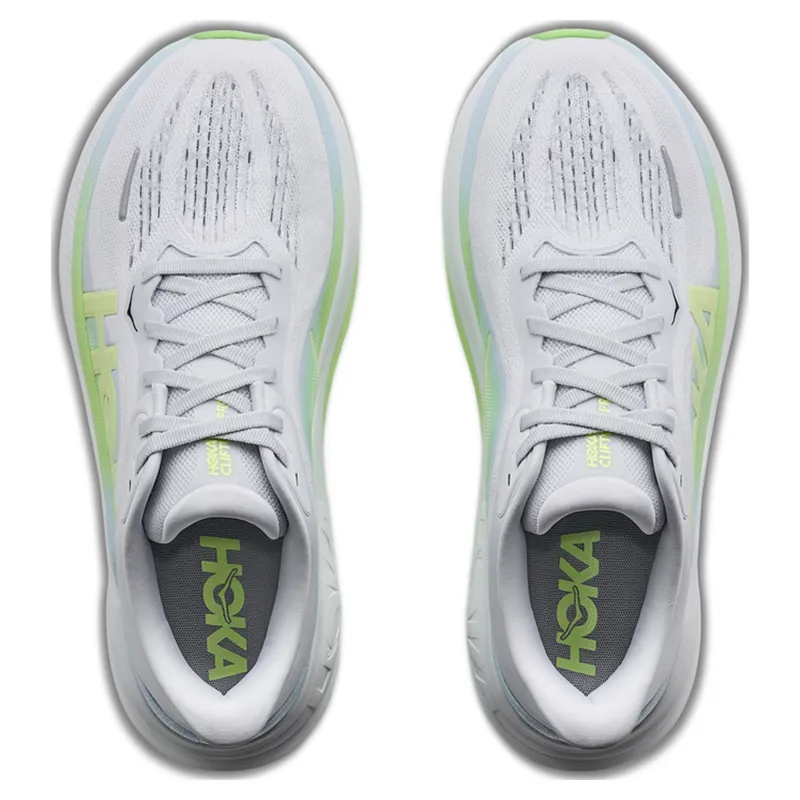 Hoka Clifton PRO Women's Running Shoes - Cosmic Grey / Neon Yuzu-6