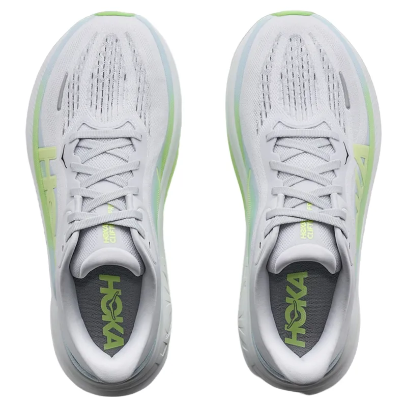 Hoka Clifton PRO Women's Running Shoes in Cosmic Grey / Neon Yuzu-6