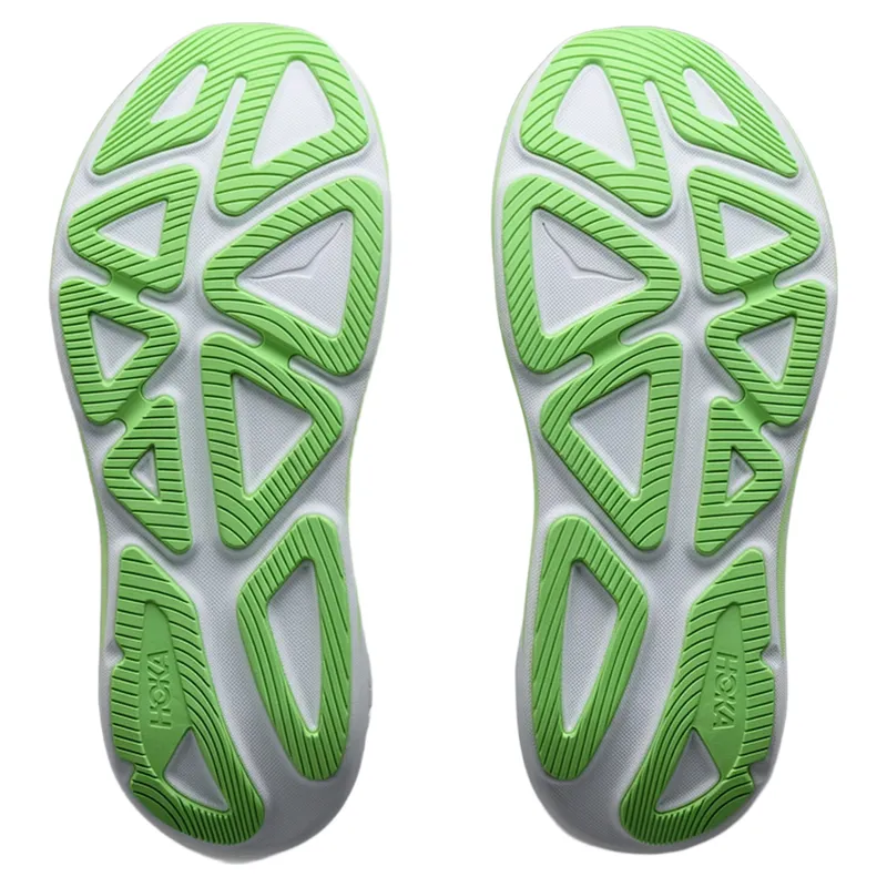 Hoka Clifton PRO Women's Running Shoes in Cosmic Grey / Neon Yuzu-7