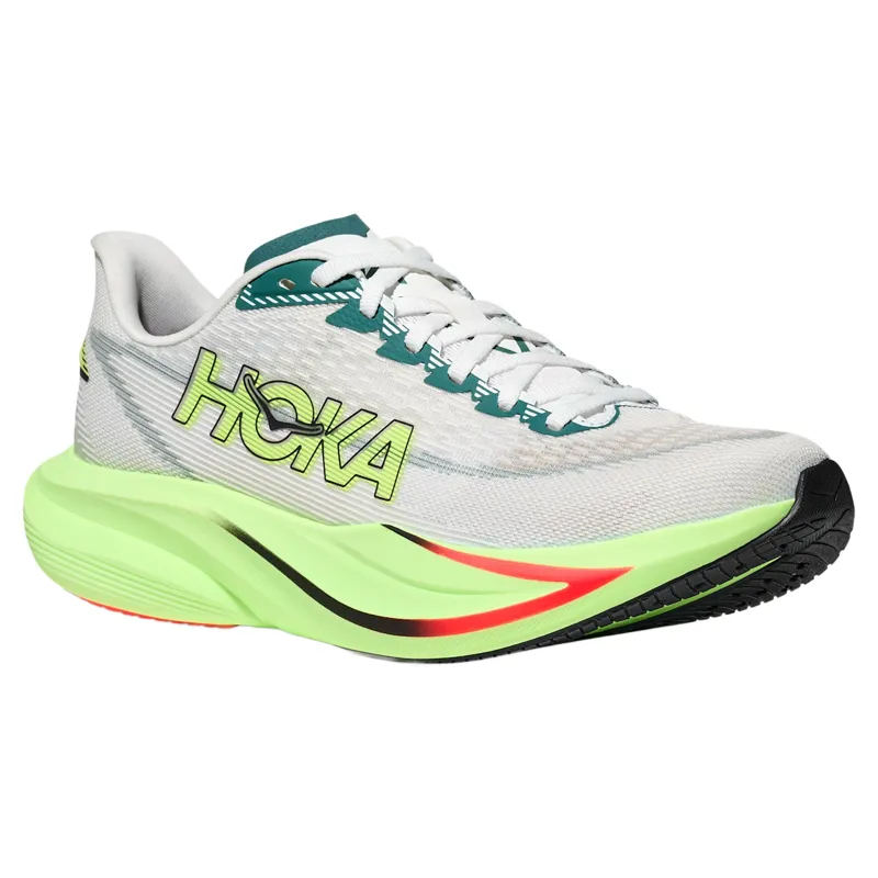 Hoka Mach 7 Women's Running Shoes - Frost/Neon Yuzu-1