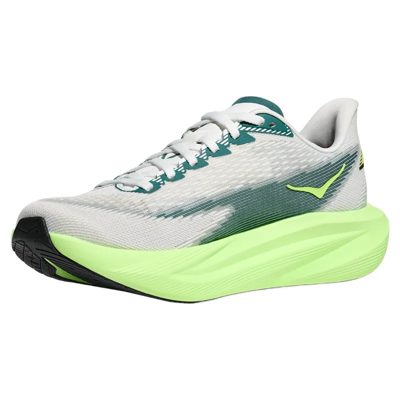 Hoka Mach 7 Women's Running Shoes - Frost/Neon Yuzu-2
