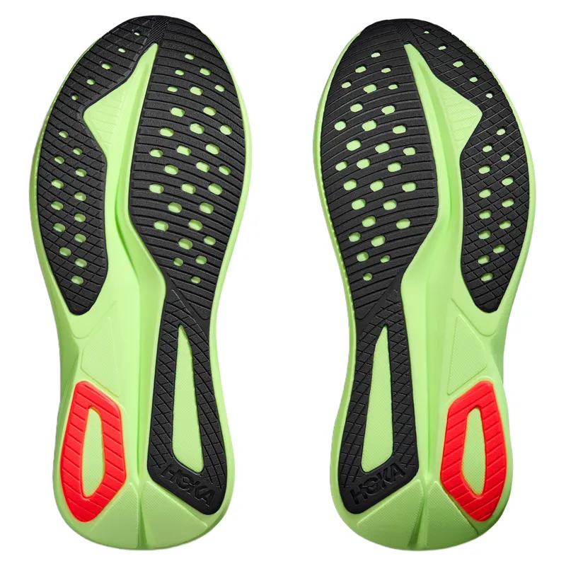 Hoka Mach 7 Women's Running Shoes - Frost/Neon Yuzu-5
