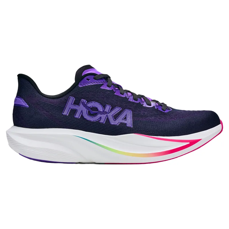 Hoka Mach 7 Women's Running Shoes - Carbon Black/Cosmic Purple
