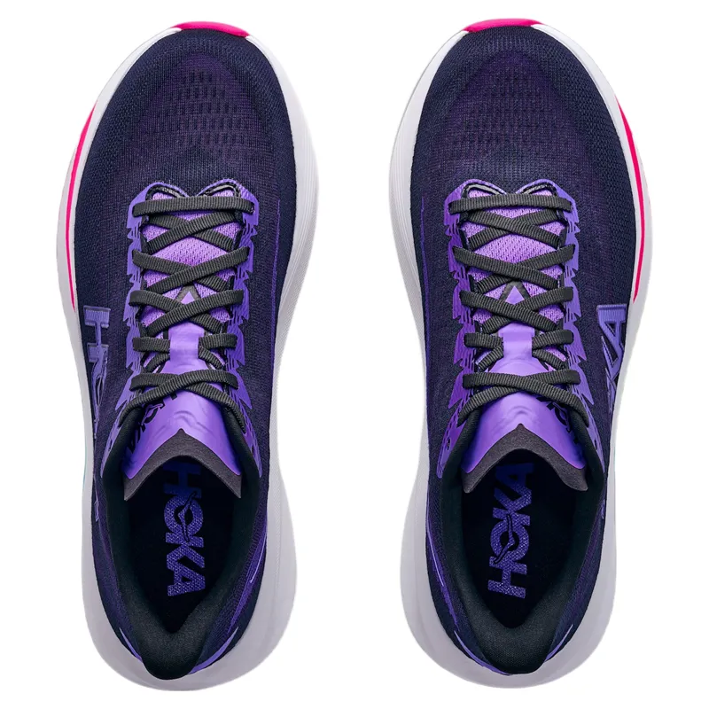 Hoka Mach 7 Women's Running Shoes - Carbon Black/Cosmic Purple-5