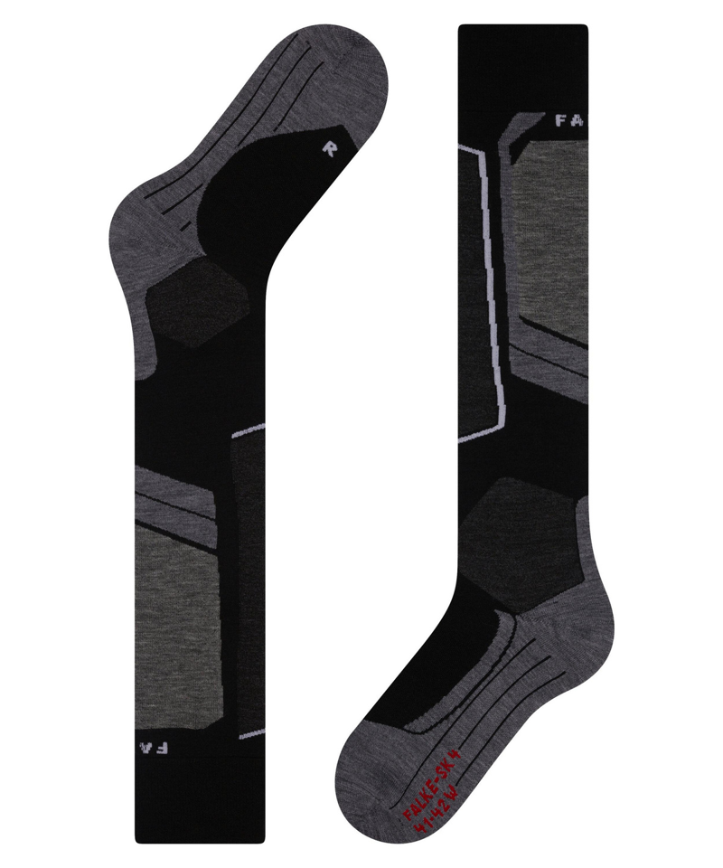 Falke SK4 Advanced Women's Ski Socks -  Black-Mix-3
