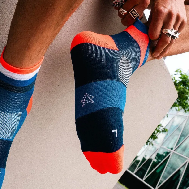 Incylence Running Socks - Bands Short Tricolore-2
