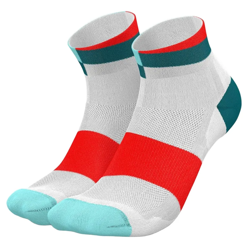 Incylence Ultralight Socks - Spirals Short Petrol Inferno