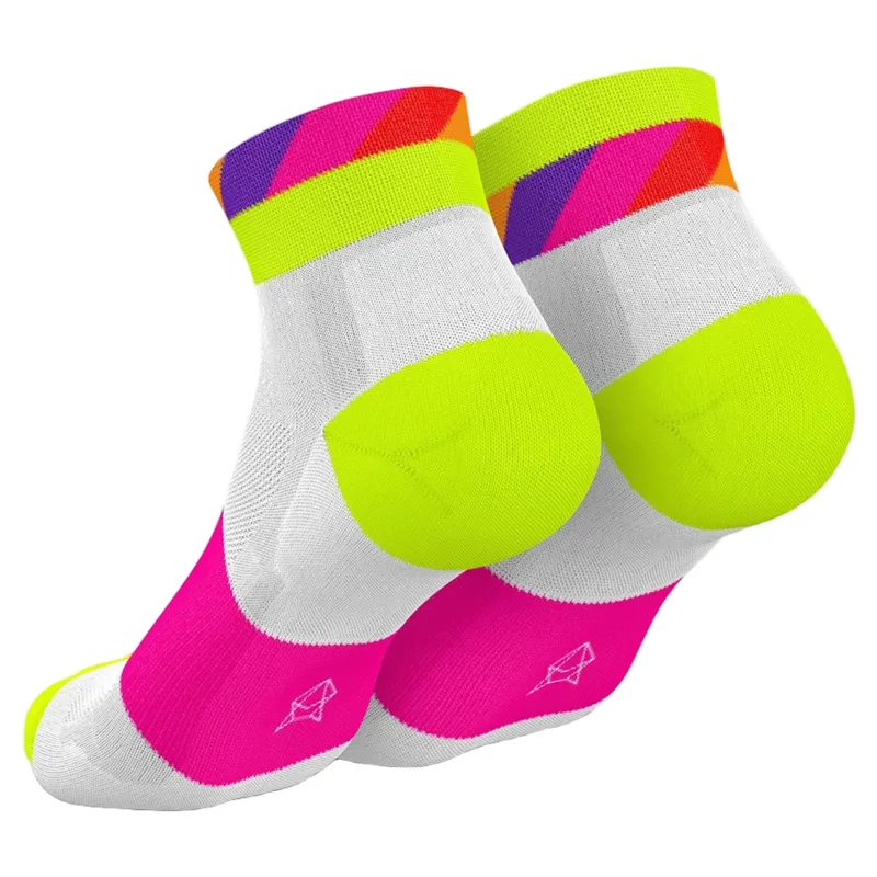 Incylence Ultralight Socks - Strides Short White Canary-1