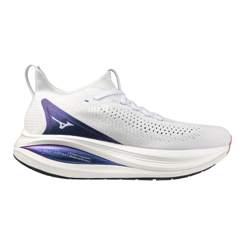 Mizuno Neo Vista 2 Men's Running Shoes - White/White/Iris Bloom