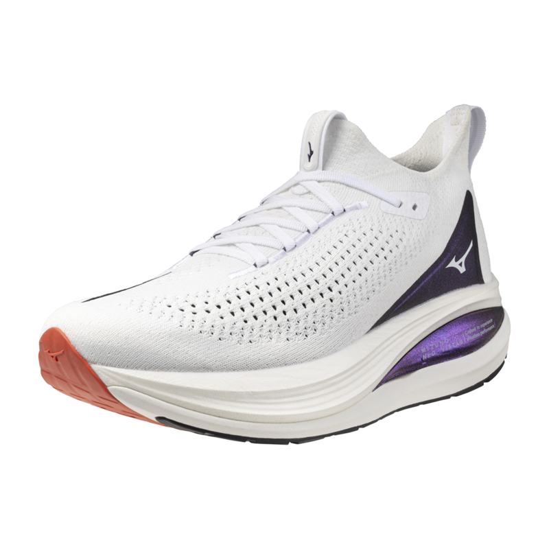 Mizuno Neo Vista 2 Men's Running Shoes - White/White/Iris Bloom-2