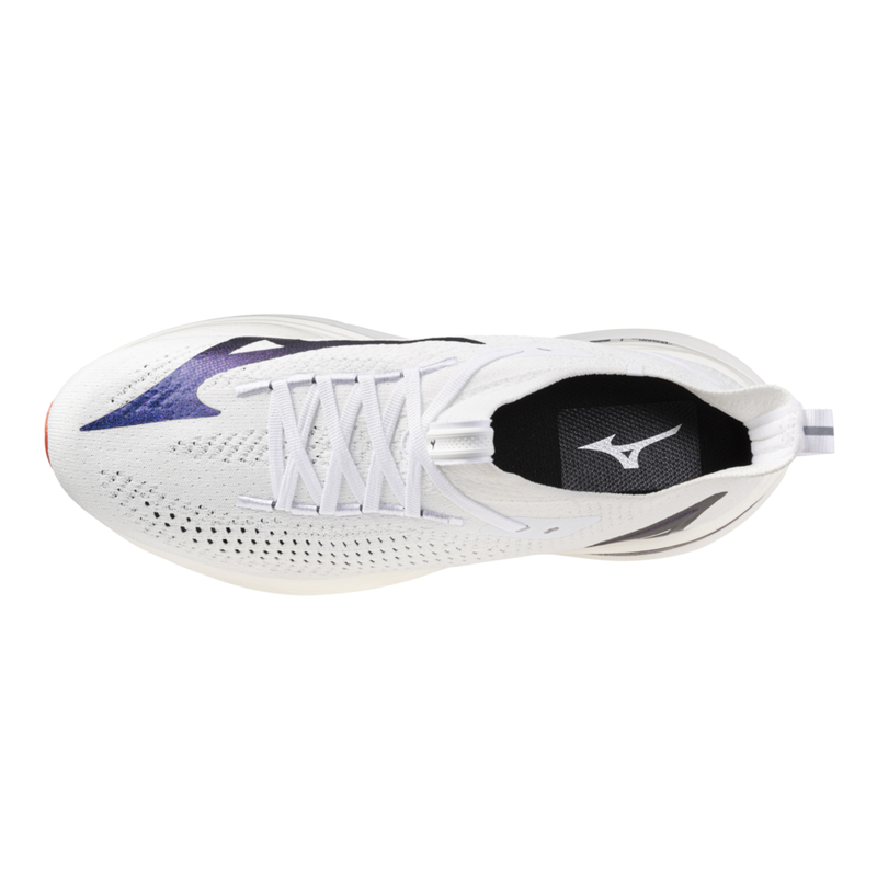 Mizuno Neo Vista 2 Men's Running Shoes - White/White/Iris Bloom-5
