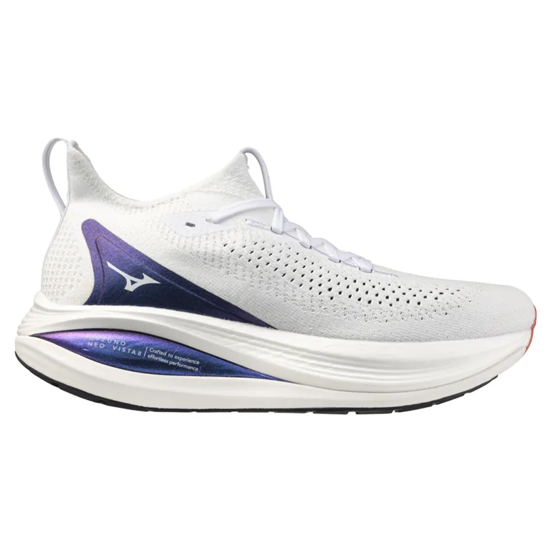 Mizuno Neo Vista 2 Men's Running Shoes - White/White/Iris Bloom