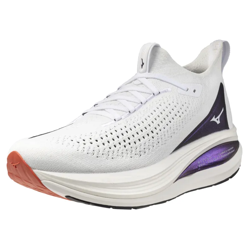 Mizuno Neo Vista 2 Men's Running Shoes - White/White/Iris Bloom-2