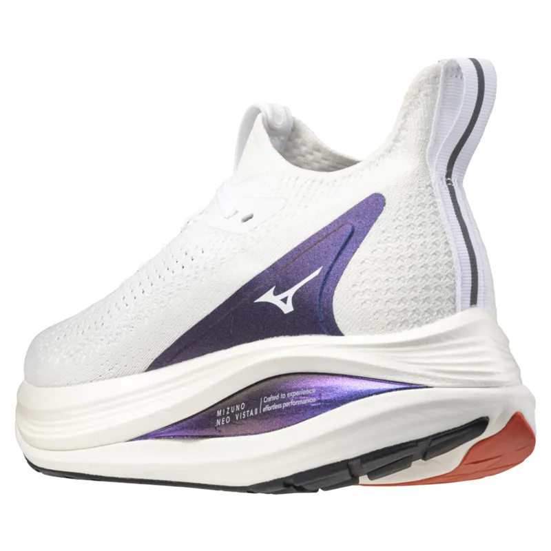 Mizuno Neo Vista 2 Men's Running Shoes - White/White/Iris Bloom-3