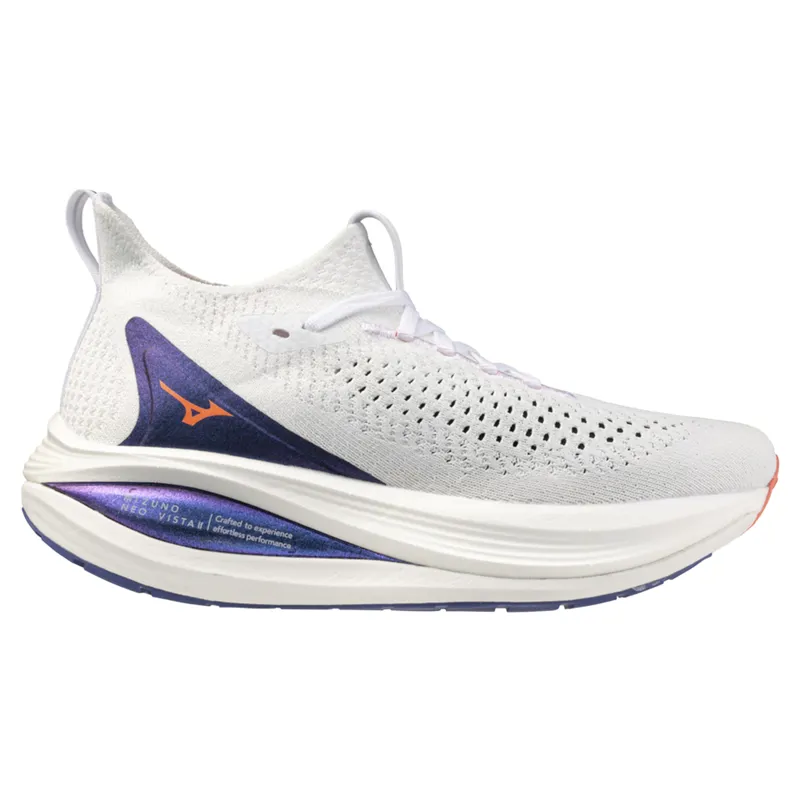Mizuno Neo Vista 2 Women's Running Shoes - White/Coral/Iris Bloom
