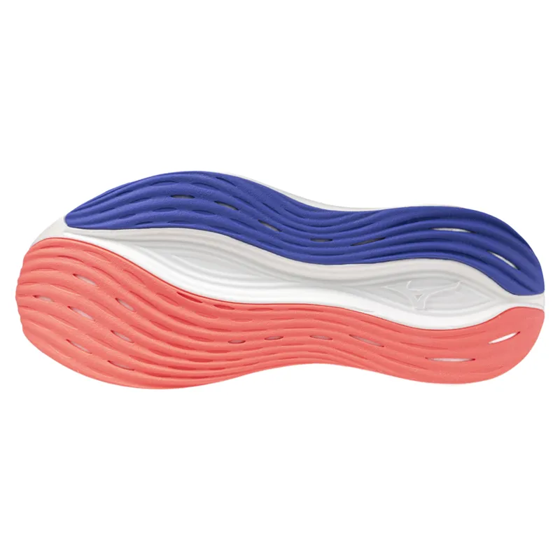 Mizuno Neo Zen Women's Running Shoes - Icelandic Blue/Silver/Coral-3