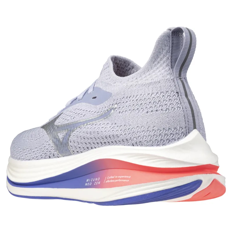 Mizuno Neo Zen Women's Running Shoes - Icelandic Blue/Silver/Coral-5