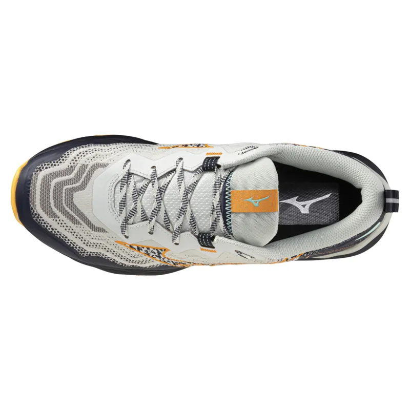 Mizuno Wave Daichi 9 Men's Trail Running Shoes - Mercury/Tangelo/Org-1