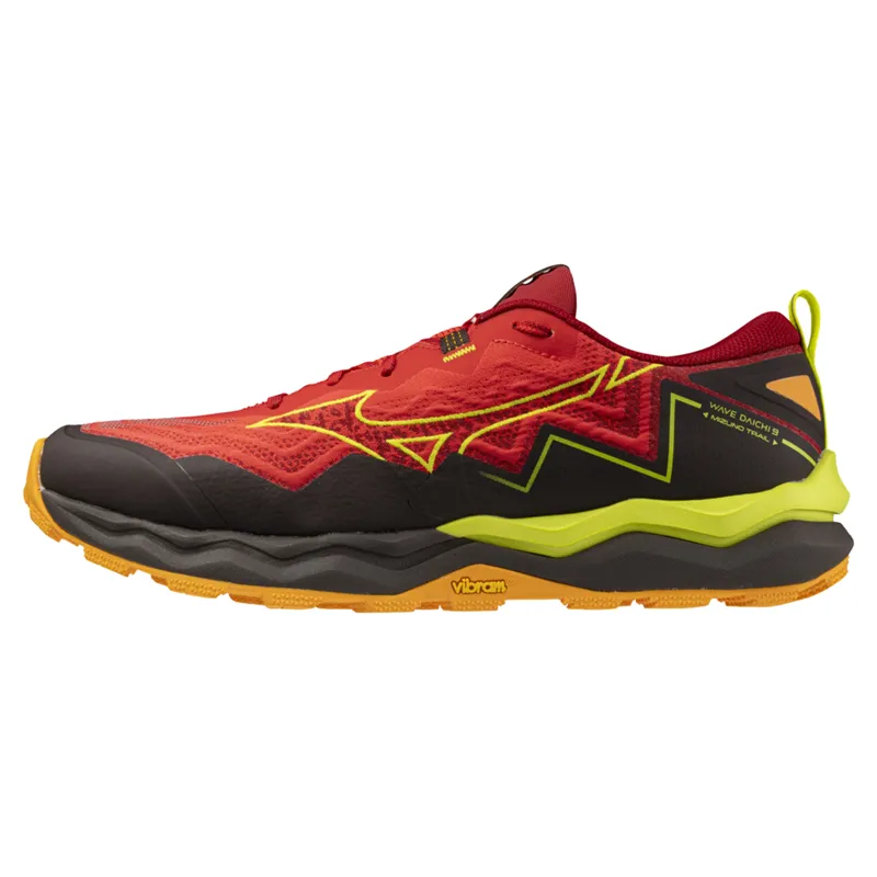Mizuno Wave Daichi 9 Men's Trail Running Shoes - Red/Primrose