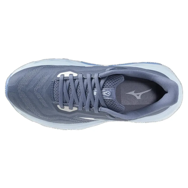 Mizuno Wave Horizon 9 Women's Running Shoes - Wild Wind/White/Blue-2