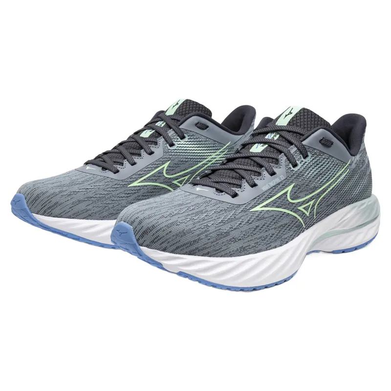 Mizuno Wave Inspire 21 Men's Running Shoes - Tradewinds/Mint/Blue-6