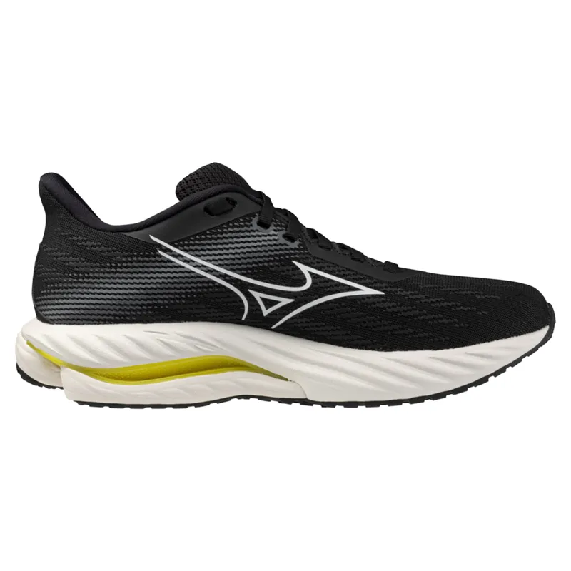 Mizuno Wave Inspire 21 Women's Running Shoes - Black/White/Yellow-1