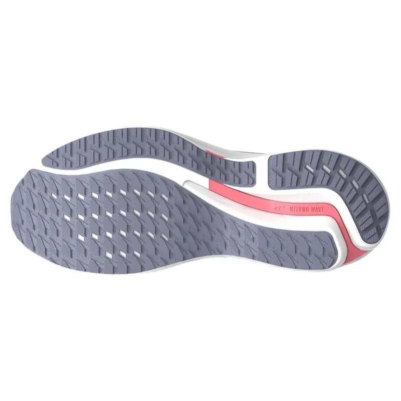 Mizuno Wave Inspire 21 Women's Running Shoes - Blue/Coral/Iris Bloom-4