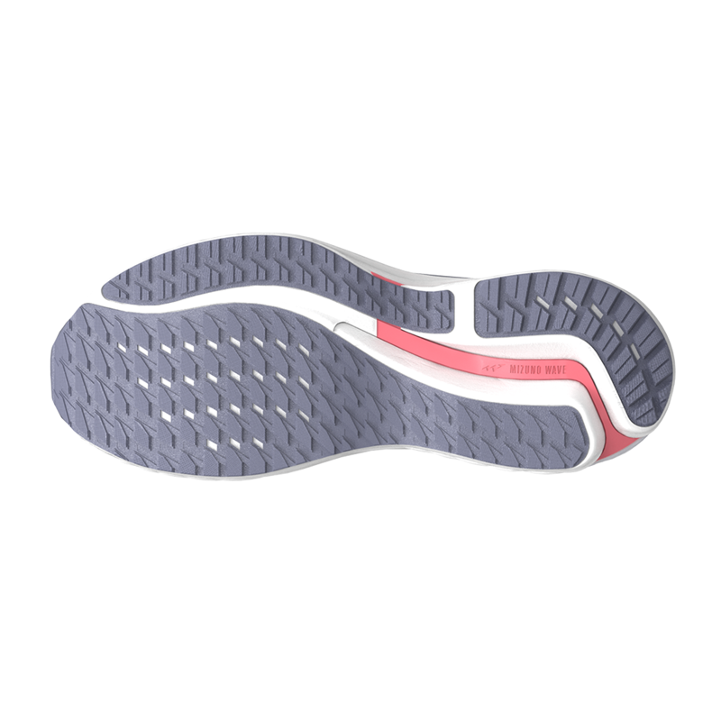 Mizuno Wave Inspire 21 Women's Running Shoes - Blue/Coral/Iris Bloom-4