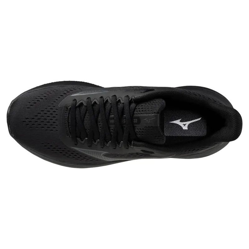 Mizuno Wave Inspire 22 2E Wide Fit Men's Running Shoes - Black-2