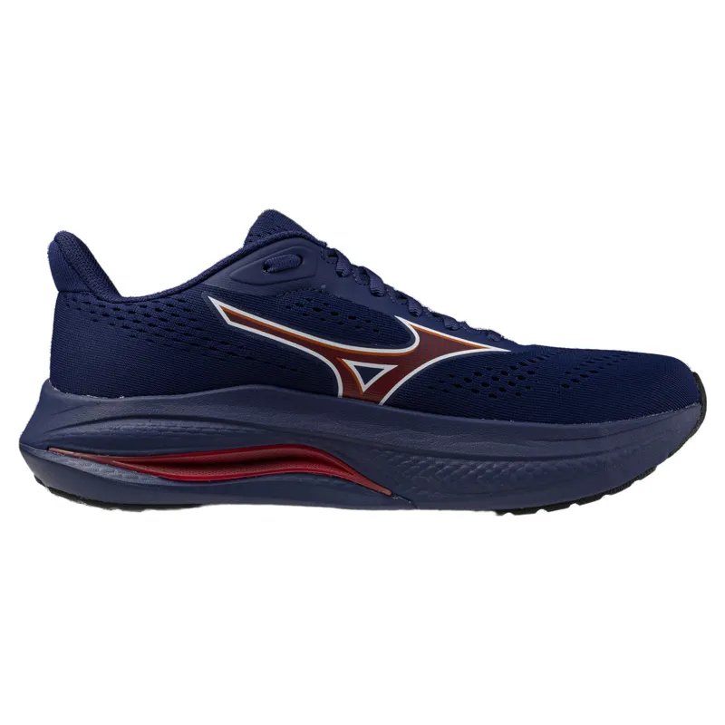 Mizuno Wave Inspire 22 Men's Running Shoes - Beacon Blue/Tomato/Fire-1