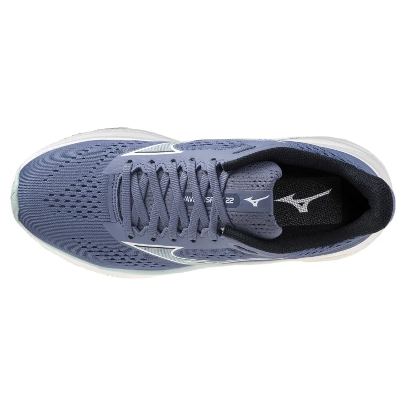 Mizuno Wave Inspire 22 Women's Running Shoes - Wild Wind/Icy Morn/White-4