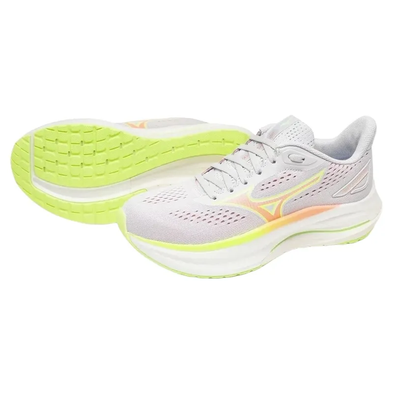Mizuno Wave Inspire 22 Women's Running Shoes - Cloudscape/Desert Flower/Lime-5