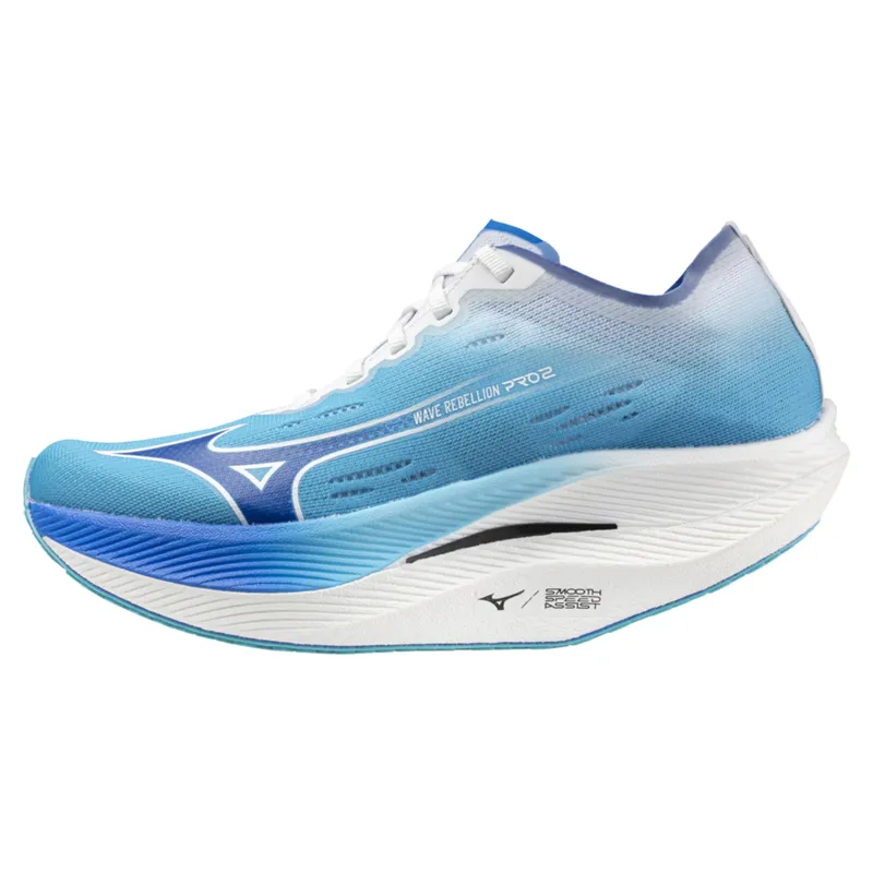 Mizuno Wave Rebellion Pro 2 Women's Running Shoe - Blue/Blue/White