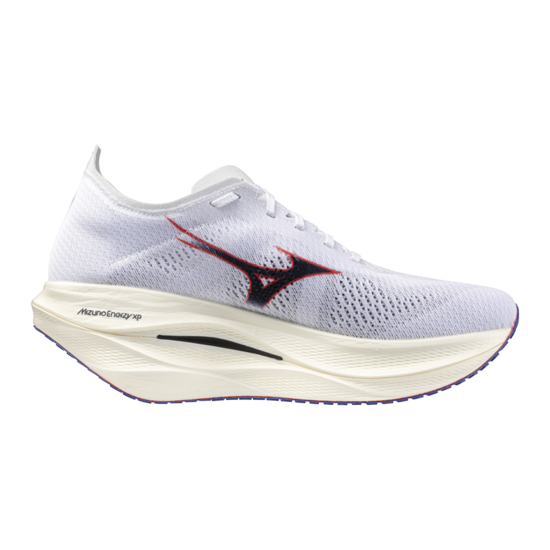 Mizuno Wave Rebellion Pro 3 Unisex Running Shoes - White/Blue/Coral-1