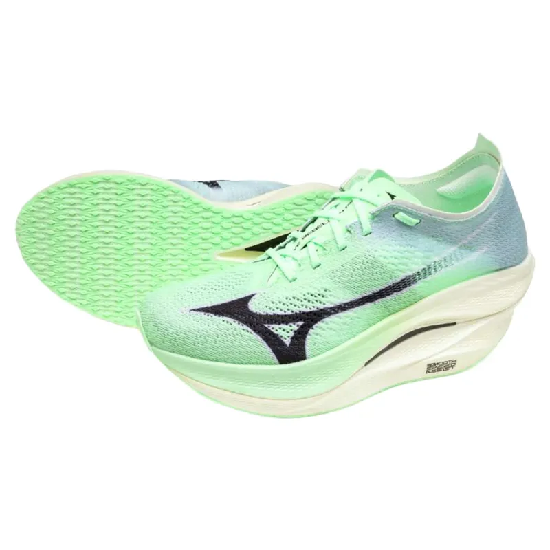Mizuno Wave Rebellion Pro 3 Unisex Running Shoes - Mint/Black/Mint-2