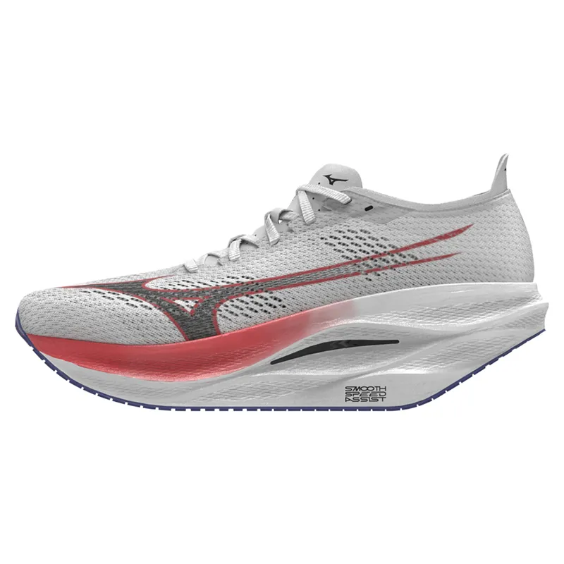 Mizuno Wave Rebellion Pro 3 Unisex Running Shoes - White/Blue/Coral