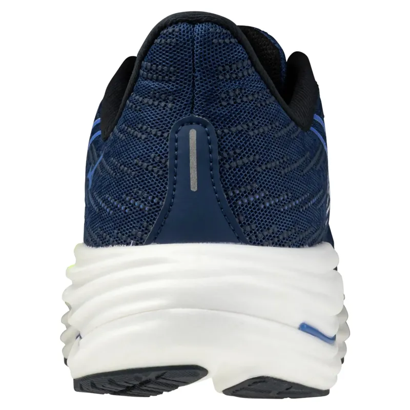 Mizuno Wave Rider 29 Men's Running Shoes - Estate Blue/White/Yellow-3