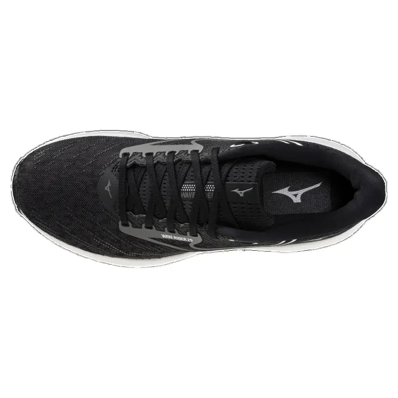 Mizuno Wave Rider 29 2E Wide Men's Running Shoe - Blk Sand/Quiet Shade-5