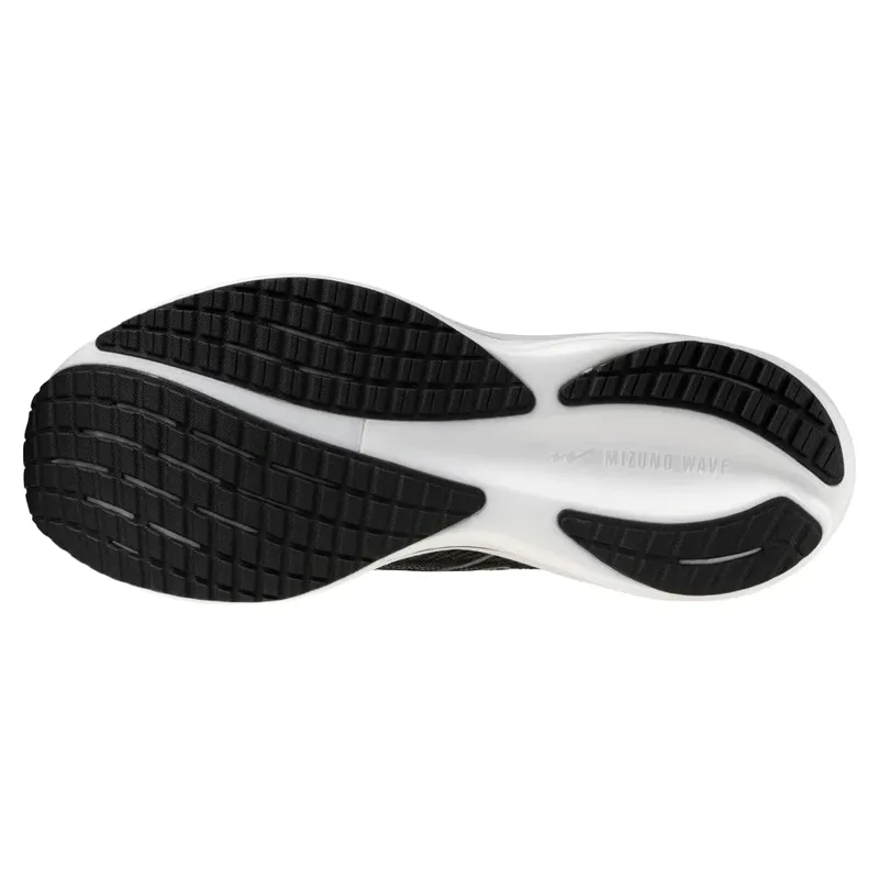 Mizuno Wave Rider 29 2E Wide Men's Running Shoe - Blk Sand/Quiet Shade-6