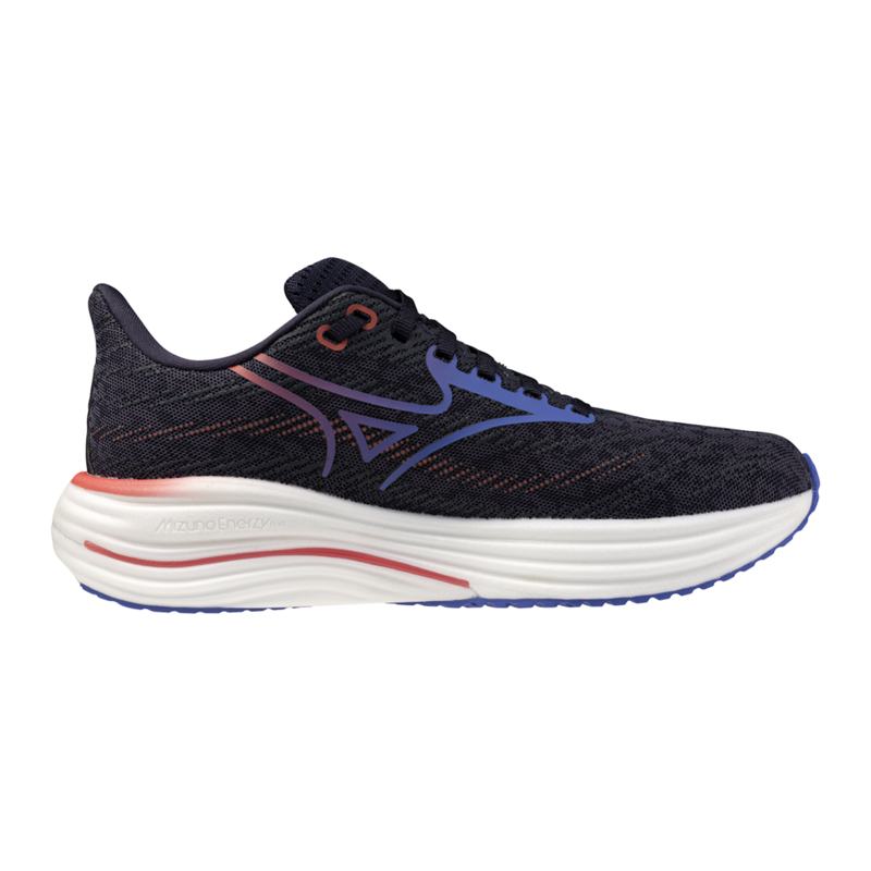 Mizuno Wave Rider 29 Women's Running Shoes in Gray/Iris Bloom/Calypso-2